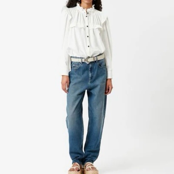 Isabel Marant Etoile Corsy Oversized Jeans - Picture 2 of 15
